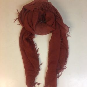 Chan Luu cashmere silk scarf - orange